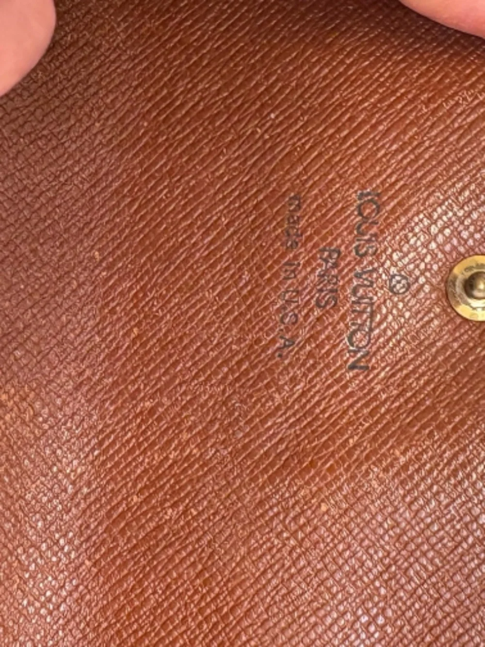 Louis Vuitton Sarah monogram vintage wallet
